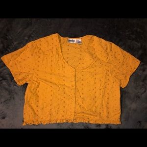 💍vintage gitano eyelet blouse shirt top